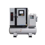 เครื่องอัดอากาศแบบสกรูโรตารี 11kw / 15HP พร้อมเครื่องเป่า